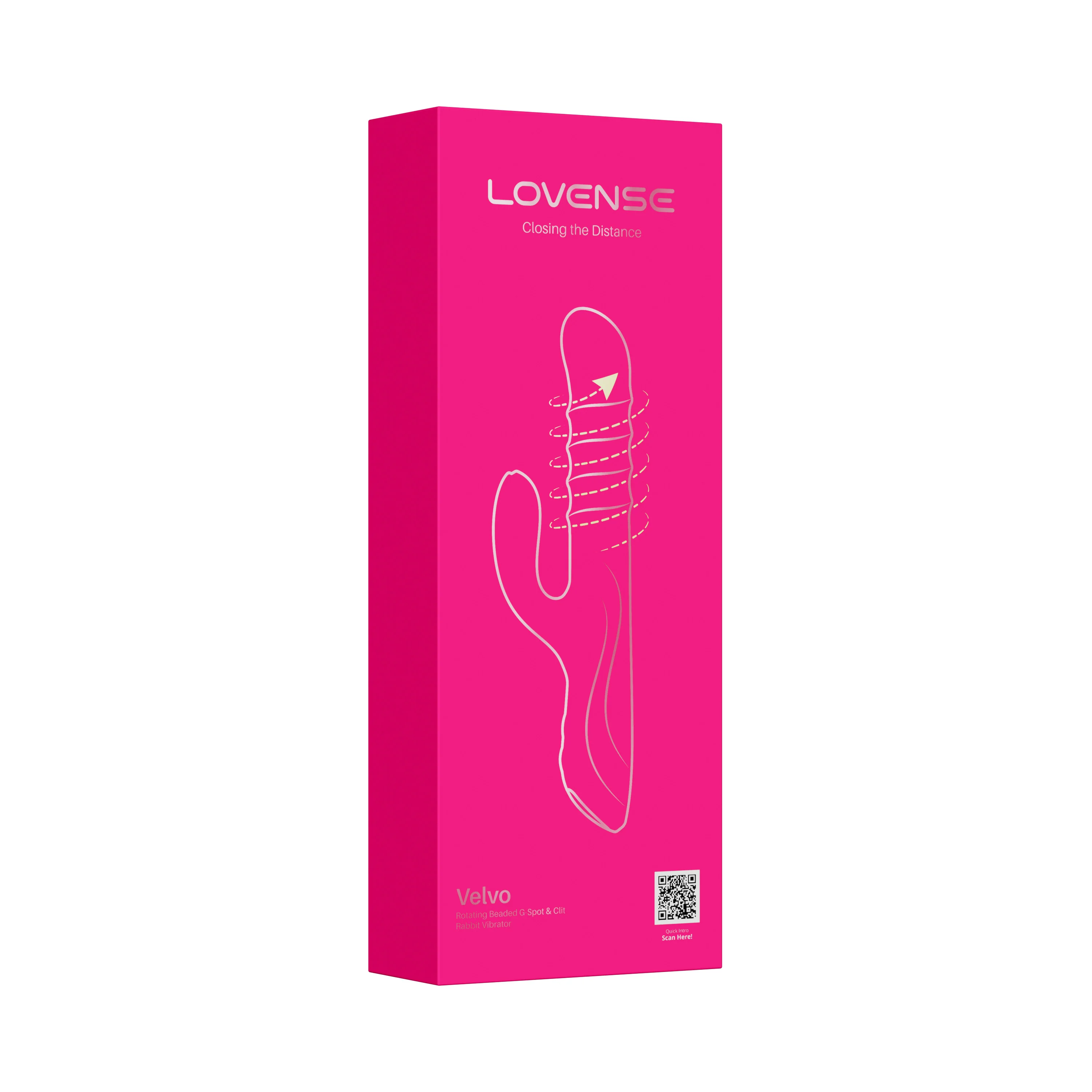 LOVENSE Velvo Beaded G-Spot and Clit Rabbit Vibrator