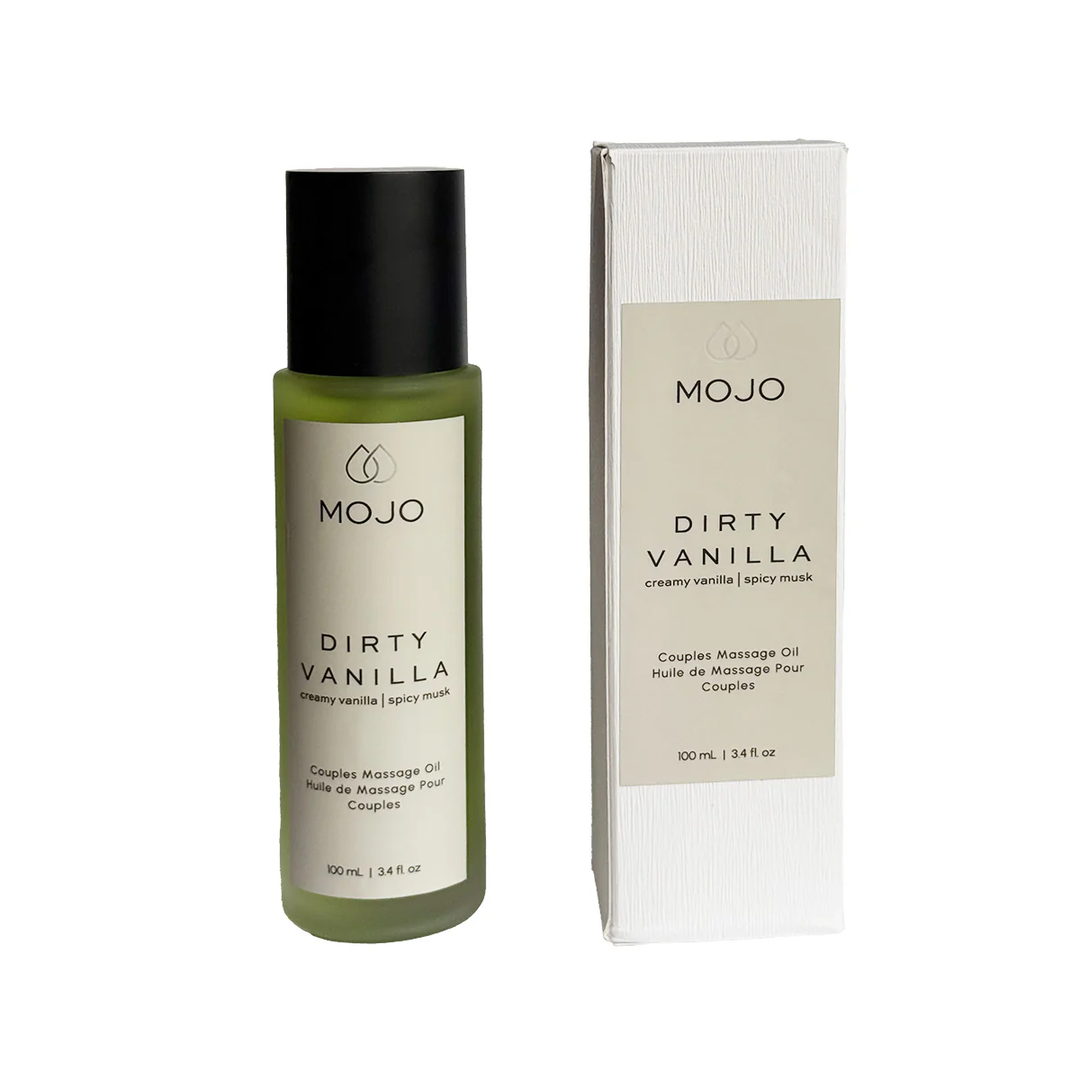 MOJO Dirty Vanilla Couples Massage Oil β 100 ml/3.4 fl. oz.